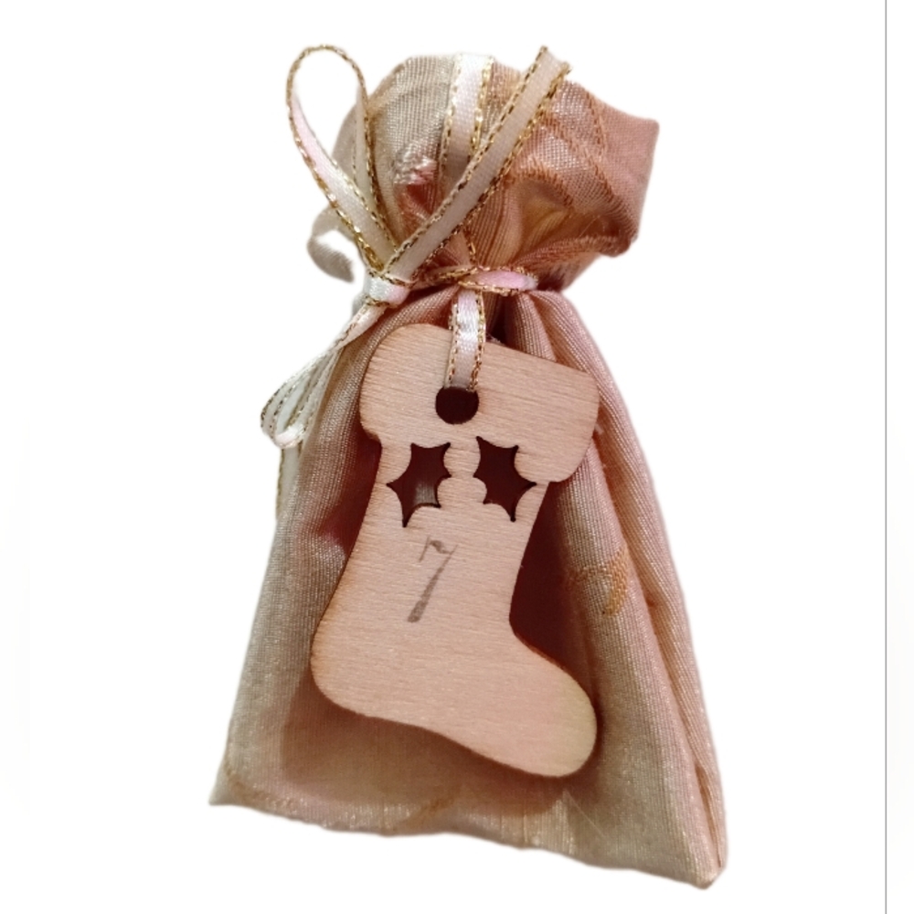 Elegant Holiday Stocking Ornament